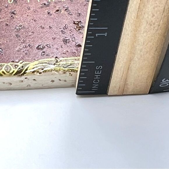 Four Decorative Square Wine Themed Rustic Wall Art Pieces Kitchen Room Decor - Picture 9 of 9